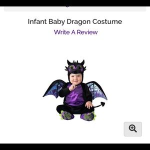 Infant baby dragon costume
